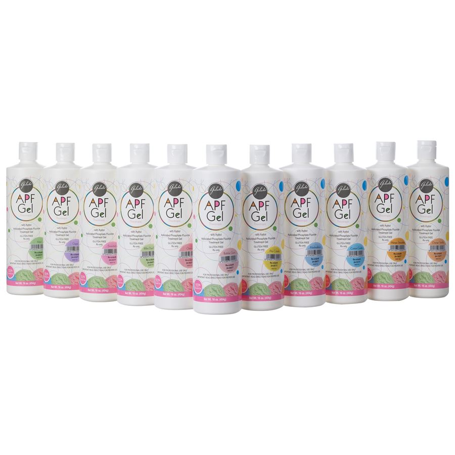 Fluoride gel APF jahoda 450 ml HUFA