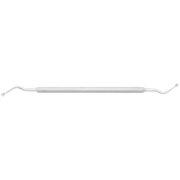 Lžička oboustranná lomená ostrá; 3 mm; 17,0 cm