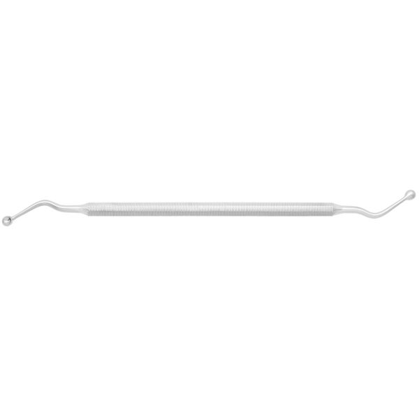 Lžička oboustranná lomená ostrá; 4 mm; 17,0 cm