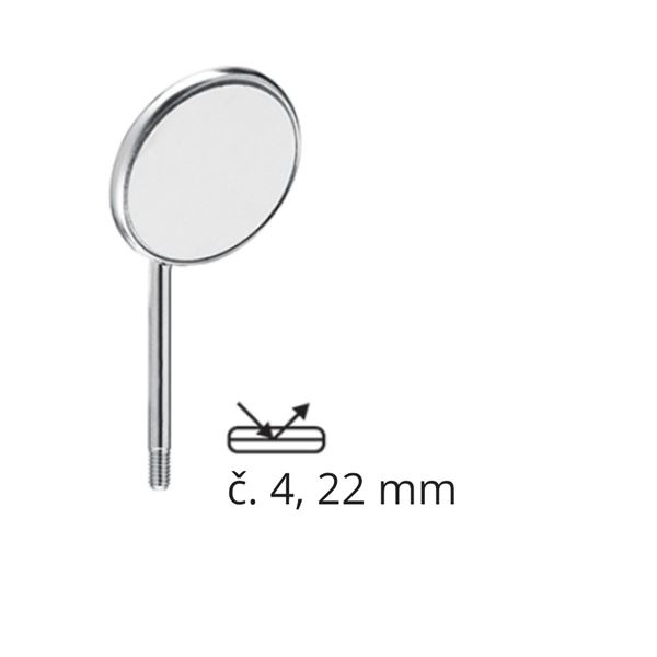 Falcon zrcátka plochá č. 4 ø22mm DD.509.040, 12ks