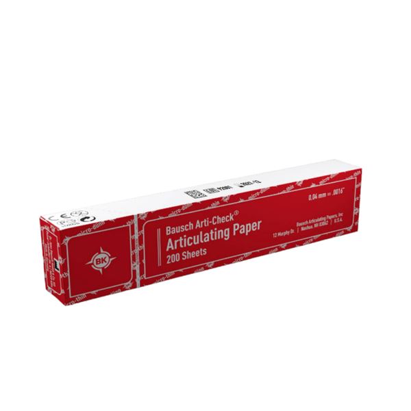 Artikulační papír Bausch BK10 červ.40my