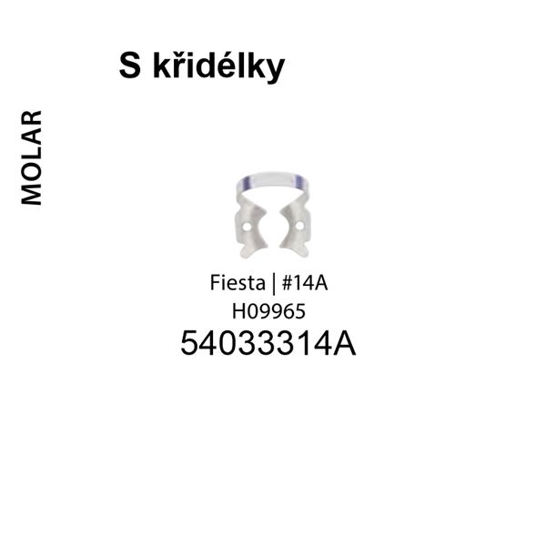 Fiesta Dental Dam spona tm.modrá 14A