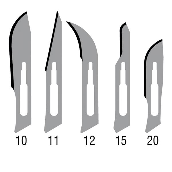 Skalpelová čepelka č. 21 - jen po 100ks