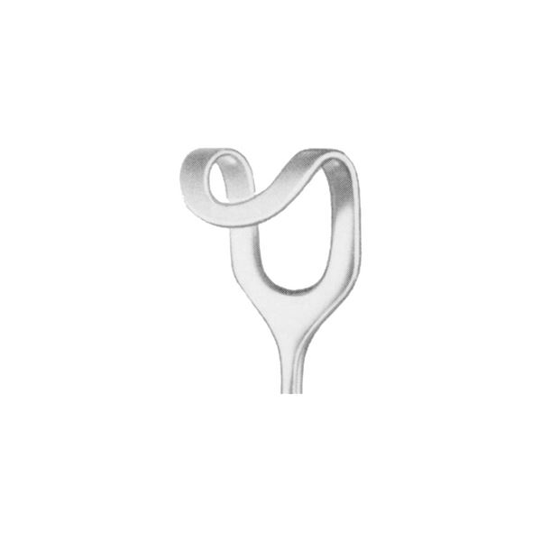 Hák na rány Middeldorpf okénk.; 21×21 mm; 22,0 cm