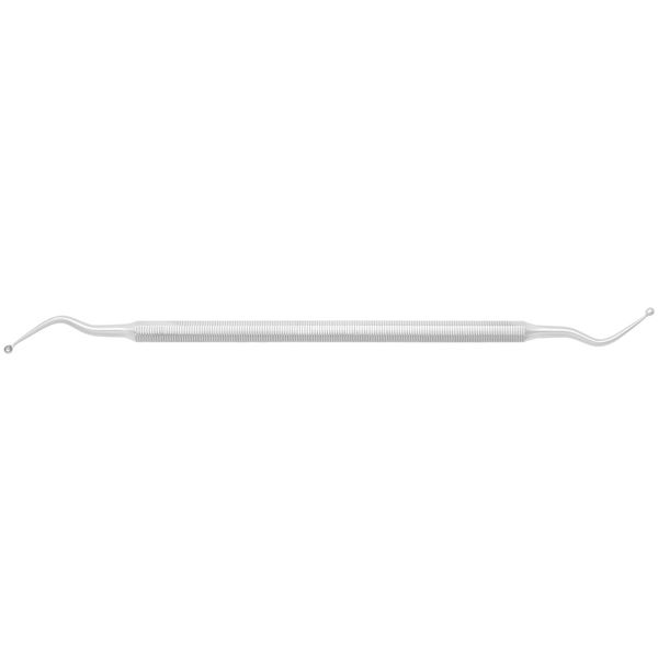 Lžička oboustranná lomená ostrá; 2 mm; 17,0 cm