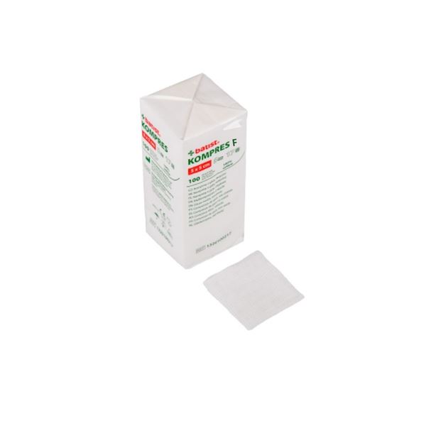 Komprese z gázy nesterilní F 5x5 cm 100 ks