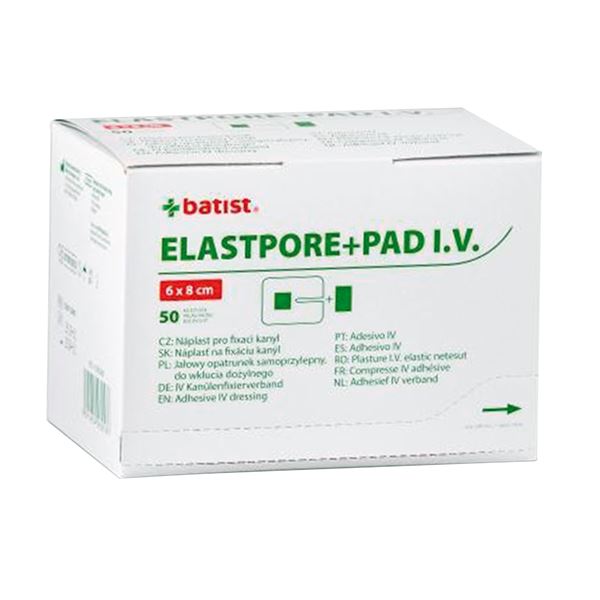 ELASTPORE+PAD I.V. 6x8cm steril. 50ks