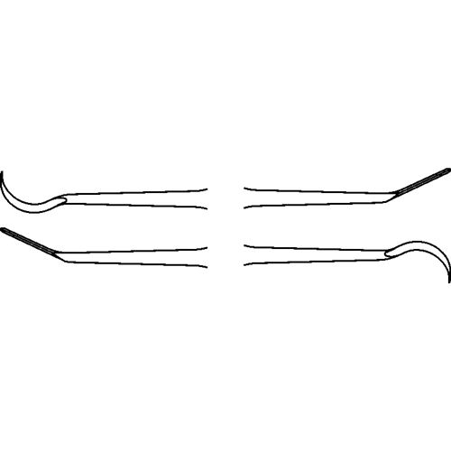 Nástroj na modelování výplní; 2,2 mm; 16,8 cm