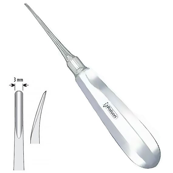 Falcon Bein zahnutý 3mm Fig.4 DE.920.040