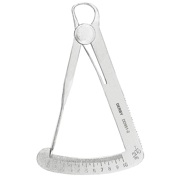 Iwanson měrka na kov ASA (caliper)