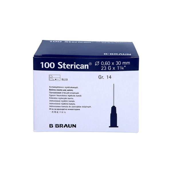 Sterican jehly 0,60 x 30 mm 100 ks