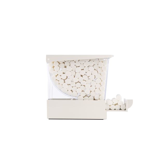 Zásobník na válečky Euronda bílý - doprodej