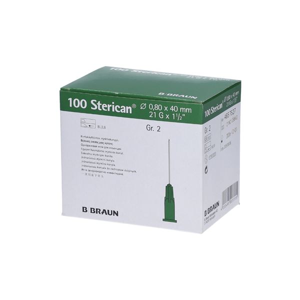 Sterican jehly 0,80 x 40 mm 100 ks