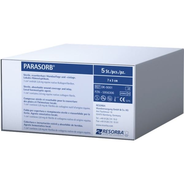 Resorba PARASORB Fleece 70 x 30 mm, 5ks 