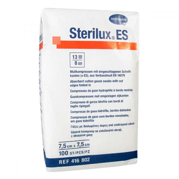 Sterilux ES nesterilní 7,5x7,5; 13/8 vrst. 100 ks (4168028)