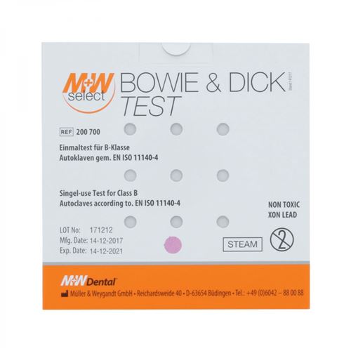 M+W Bowie Dick test 1 kus