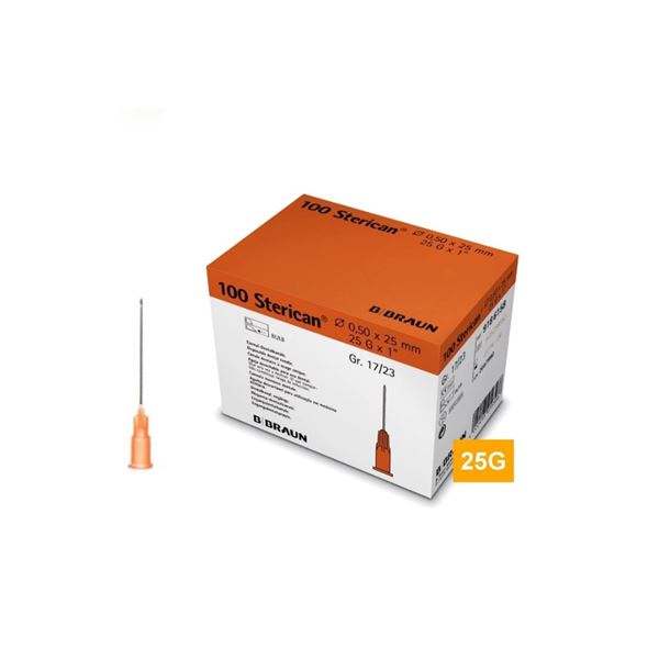 Sterican jehly 0,5 x 25 mm 25G 100 ks 