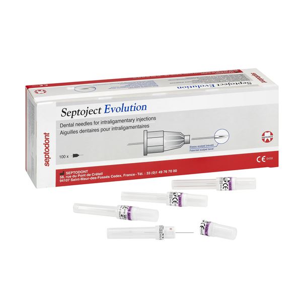 Septoject Evolution jehly 30G 9 mm 100 ks