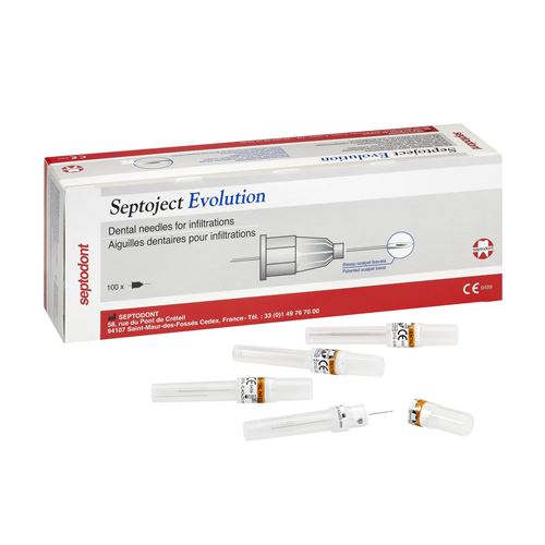 Septoject Evolution jehly 27G 25 mm 100 ks