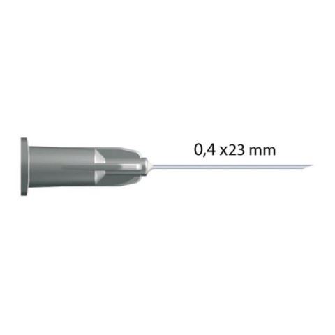 Transcoject jehly šedé, G27 = 0,4x23mm, 100ks
