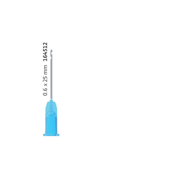 Transcoject Endo irigační jehly 23G, 0,6x25 mm, 25ks (modré)