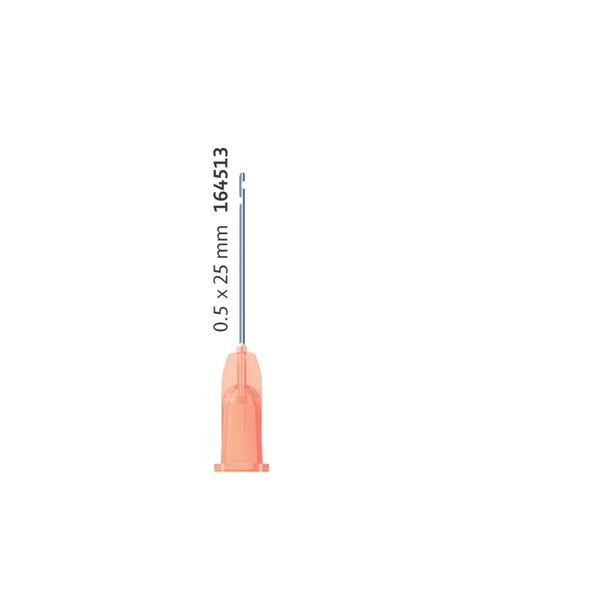 Transcoject Endo irigační jehly 25G, 0,5x25 mm, 25ks (oranžové)