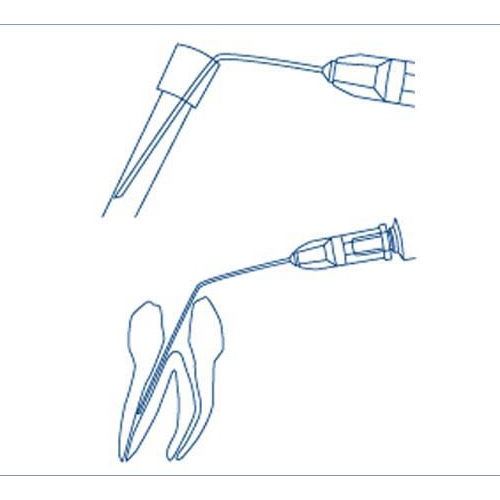 Miraject Endo Luer 25G 0,5x40mm, střední, 100 ks, oranžové