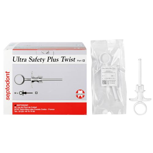 Ultra Safety Plus TWIST sterilní aplikátory 50ks