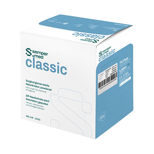 Rukavice SemperMed Classic s pudr.ster., vel.8  70 párů