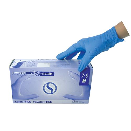 Rukavice Sempercare NITRILE skin2 - M, 200 ks