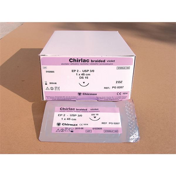 Chirlac HRs18 1,5EP USP4/0 1x75cm 24ks