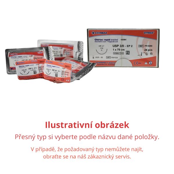 Chirlac rapid violet HR22 EP2 USP3/0, 1x75cm, 24ks