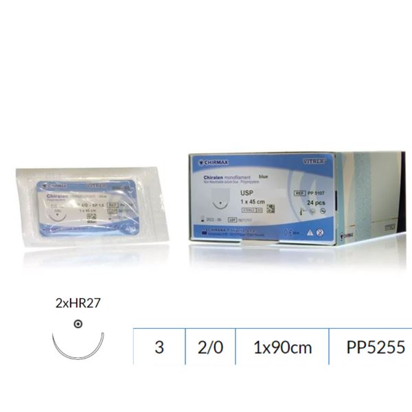 Chiralen MNF blue HR27 (2x) EP3 USP2/0, 1x90cm, 24ks