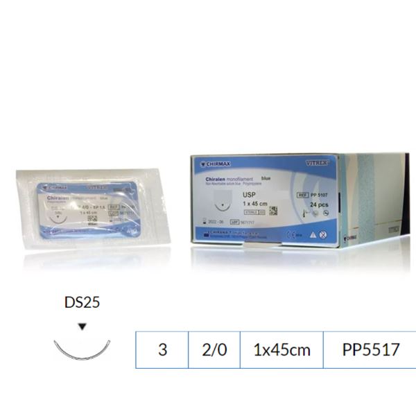 Chiralen MNF blue DS25 EP3 USP2/0, 1x45cm, 24ks