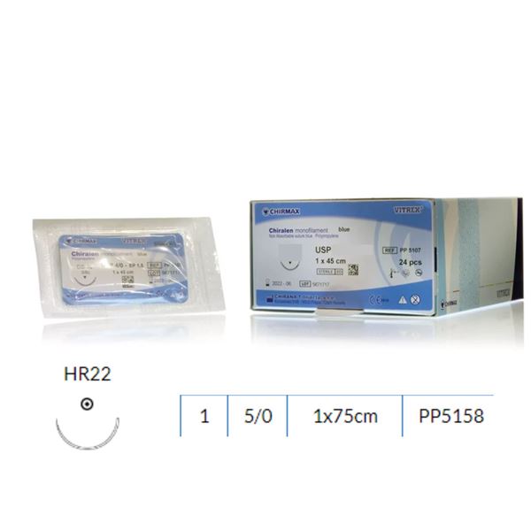 Chiralen MNF blue EP1 USP5/0, HR22, 0,75x24ks