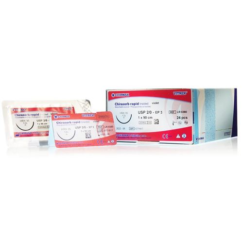Chirasorb Rapid Violet DS19 USP4/0 EP1.5 1x45, 24ks