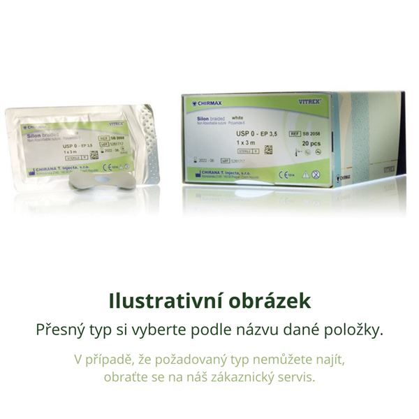 Silon BR White HR22 EP3 USP2/0, 1x75cm, 24ks