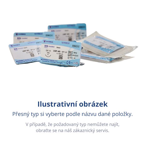 Silk BR black EP1.5 USP4/0, 1x150cm, 24ks