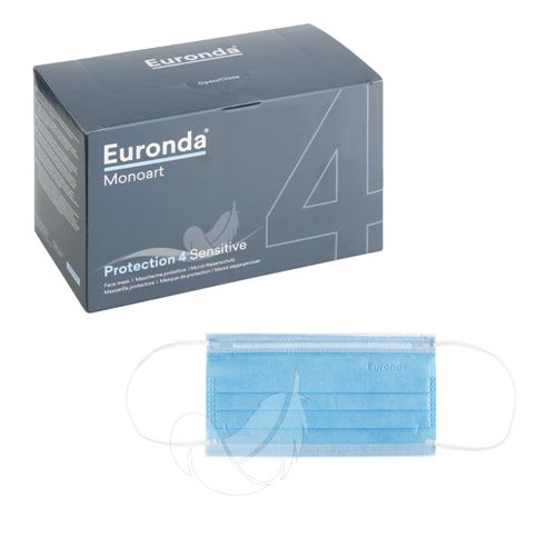 Ústenky Euronda Protection 4 sensitive sv.modré 50ks