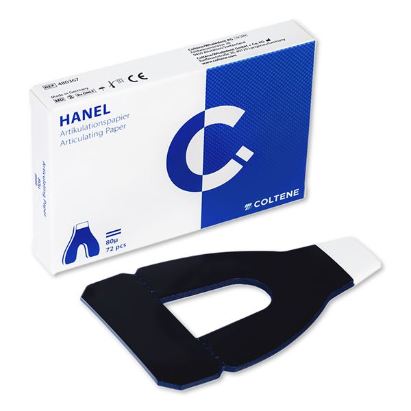 Artikulační papír 80 my U 72 ks, modrá