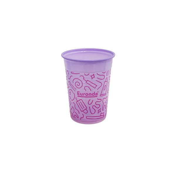 Kelímky Monoart Euronda 200ml Graffiti fialové 1000ks