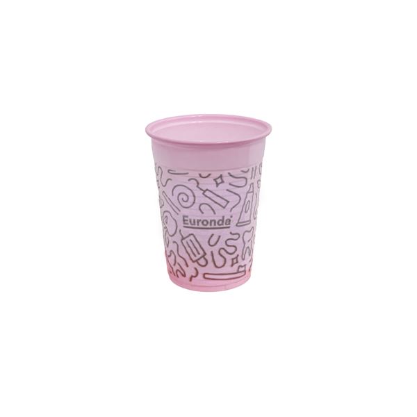 Kelímky Monoart Euronda 200ml Graffiti růžové 1000ks