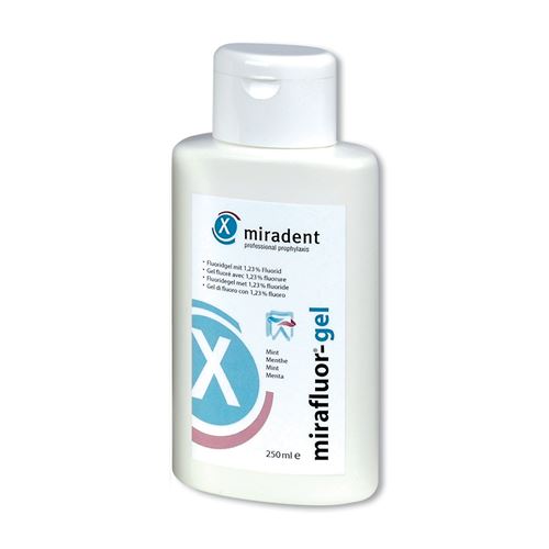 Mirafluor gel máta 250ml