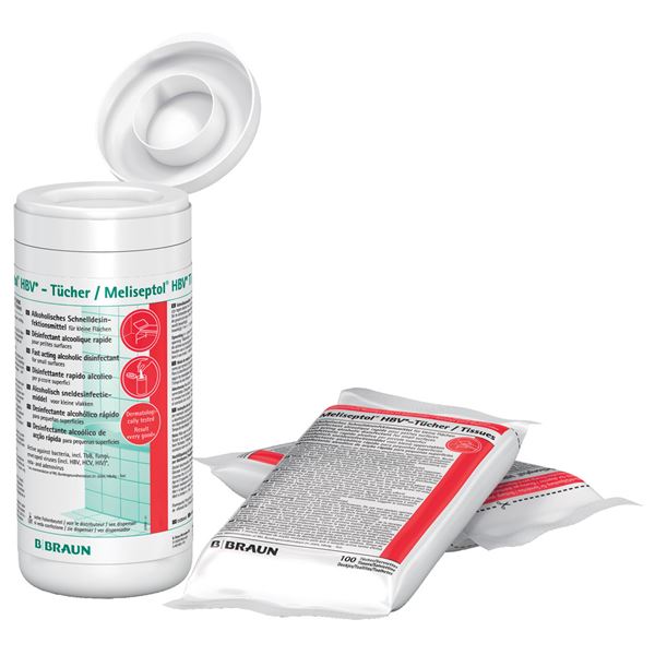Meliseptol HBV ubrousky náplň 100 ks