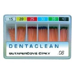 Dentaclean gutaperč.čepy 0.6  50 (60ks)