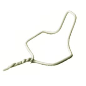 Ligatury kovové krátké, barva zubu - 100 ks