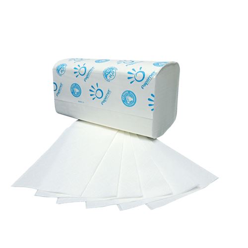 Papírové ručníky Papernet 150 ks bílé 