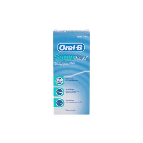 Oral-B SuperFloss nit-můstky, 50ks