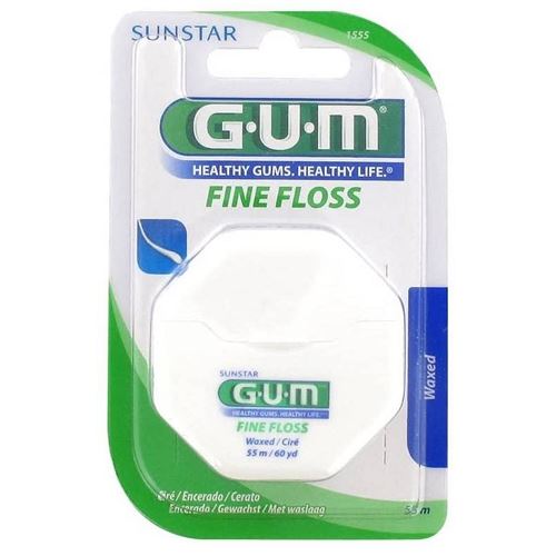 G.U.M. zubní nit Fine Floss voskovaná, 55m