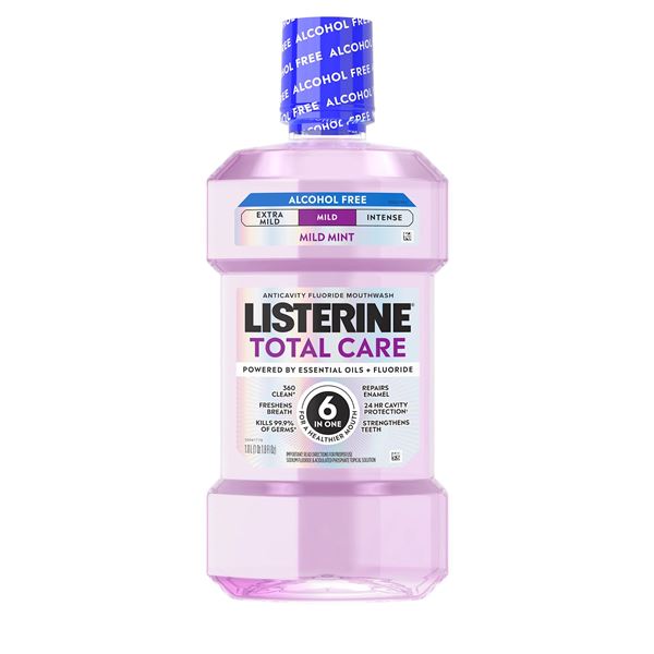 Listerine ÚV Total Care AF Mild bez alkoholu 500 ml 